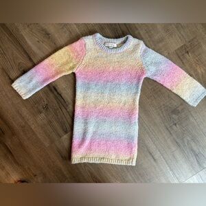 🌺10/$20 Toddler Striped Pastel Sweater Dress